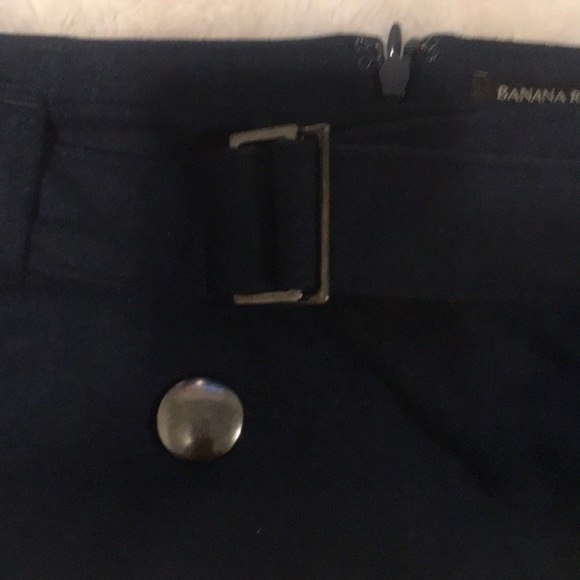 Banana Republic Navy Wool Skirt - Picture 2 of 4